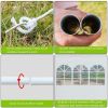 10'x10' Patio Tent Party Wedding Tent Gazebo Canopy Camping Shelter Outdoor