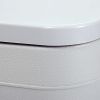 5.3 Gallon 20L Flush Outdoor Indoor Travel Camping Portable Toilet for Car; Boat; Caravan; Campsite; Hospital; Gray